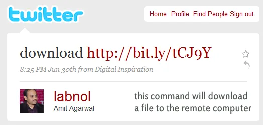 download files via twitter download files via twitter
