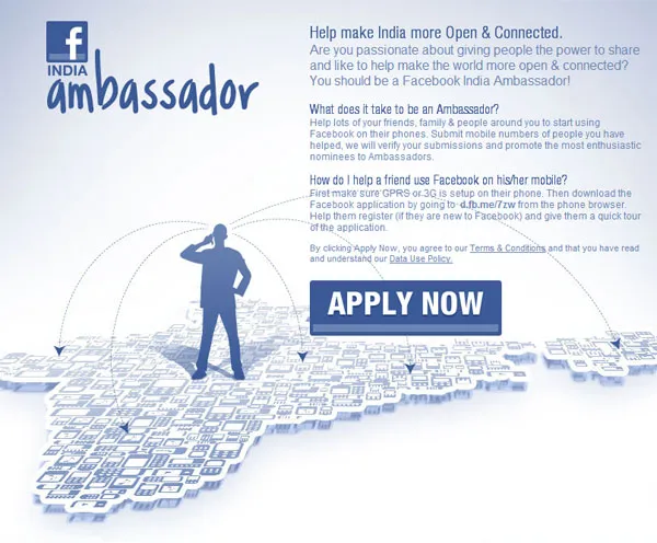 Facebook India Ambassador Facebook India Ambassador