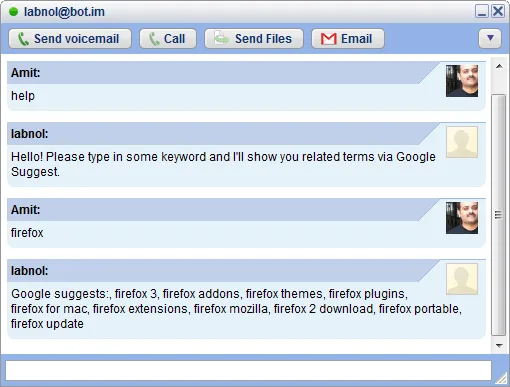 google-talk-bot google-talk-bot