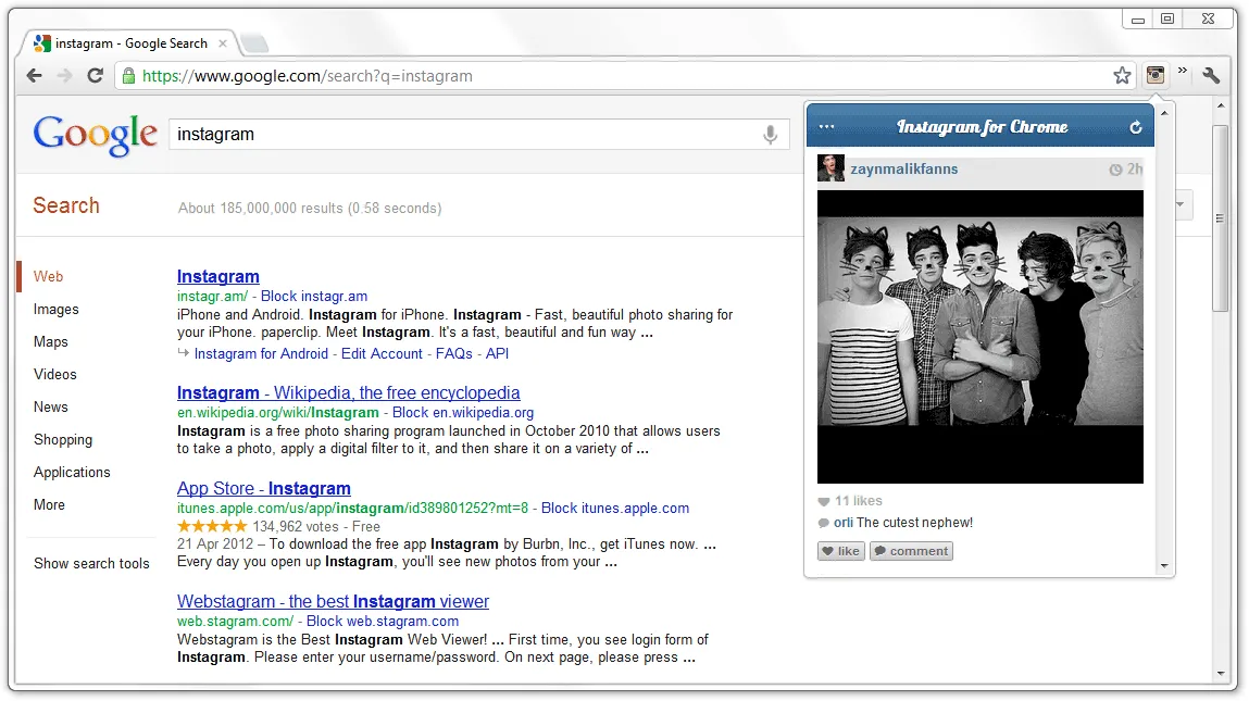 instagram on desktop