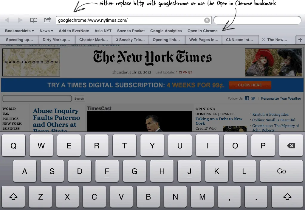 Open in Google Chrome Open in Google Chrome