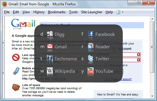 website shortcuts website shortcuts