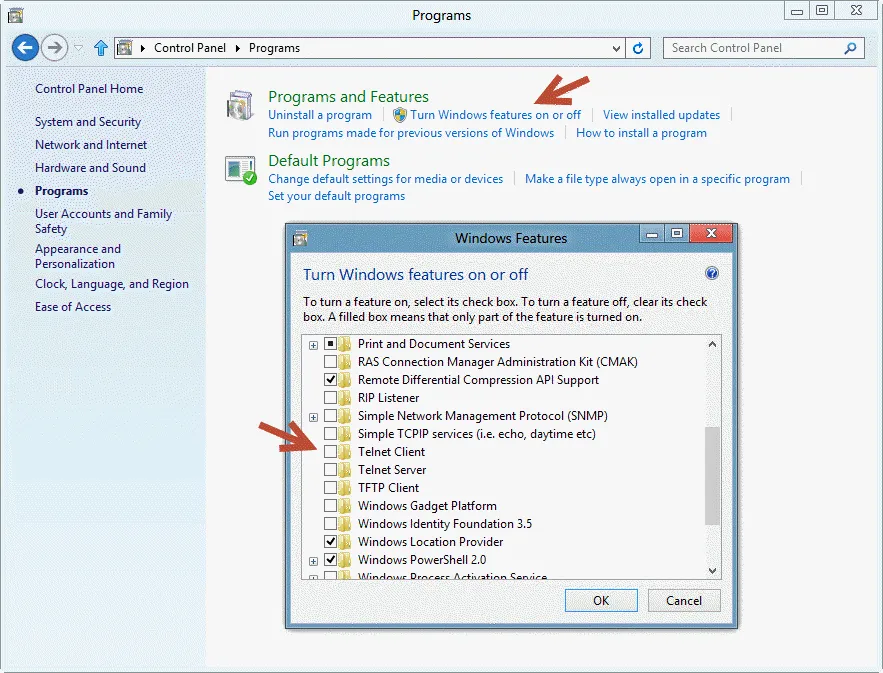 Windows Telnet Client Windows Telnet Client